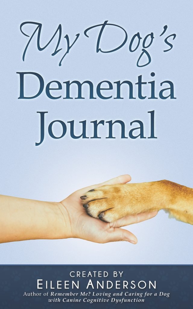 Book cover: My Dog's Dementia Journal," by Eileen Anderson